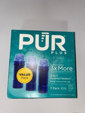 Pur Plus Replacement Water Filters - Teal & Blue